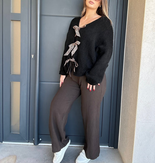 Pantalon en gaze de coton LEYA✨