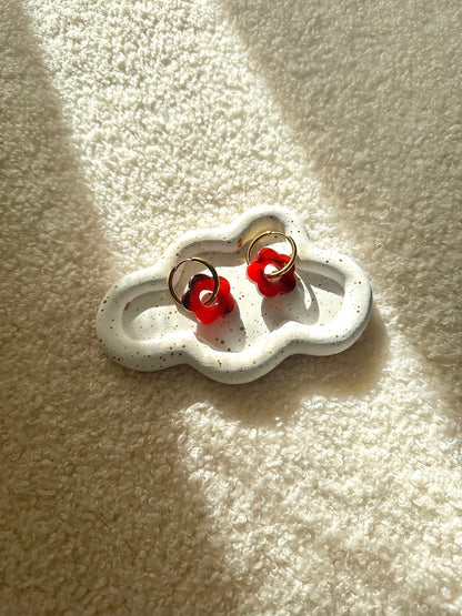 BOUCLE D'OREILLE FLORA✨