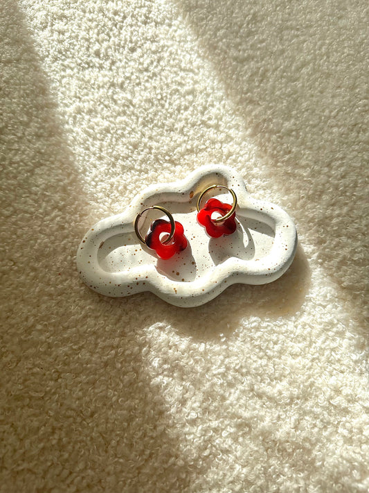 BOUCLE D'OREILLE FLORA✨