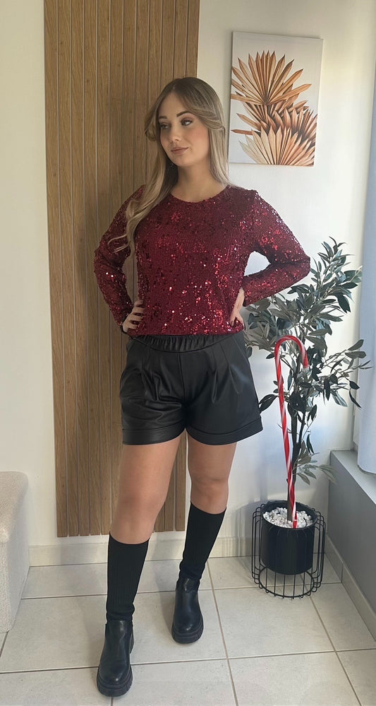 Blouse à sequins OCÉANE✨