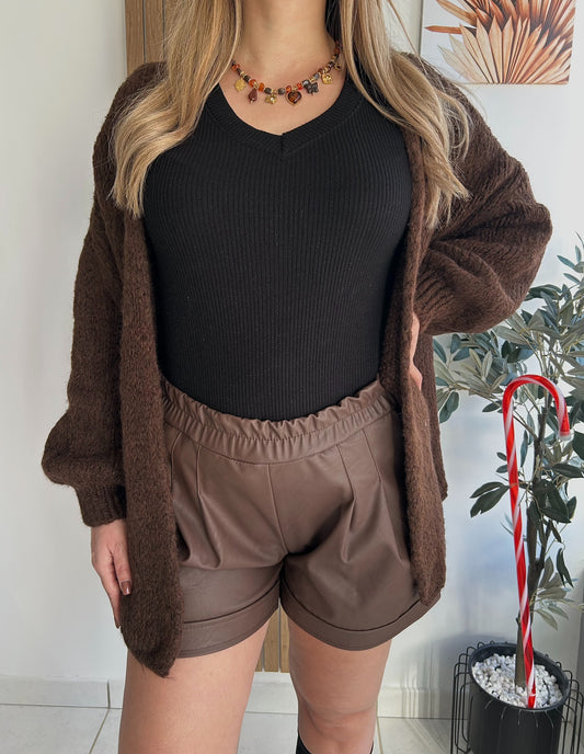 Gilet marron HOLLY ✨